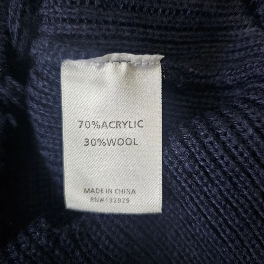 Lovers & Friends Wool Blend Distressed Keeney Sweater Dress Grunge Long Sleeve S - Picture 5 of 8